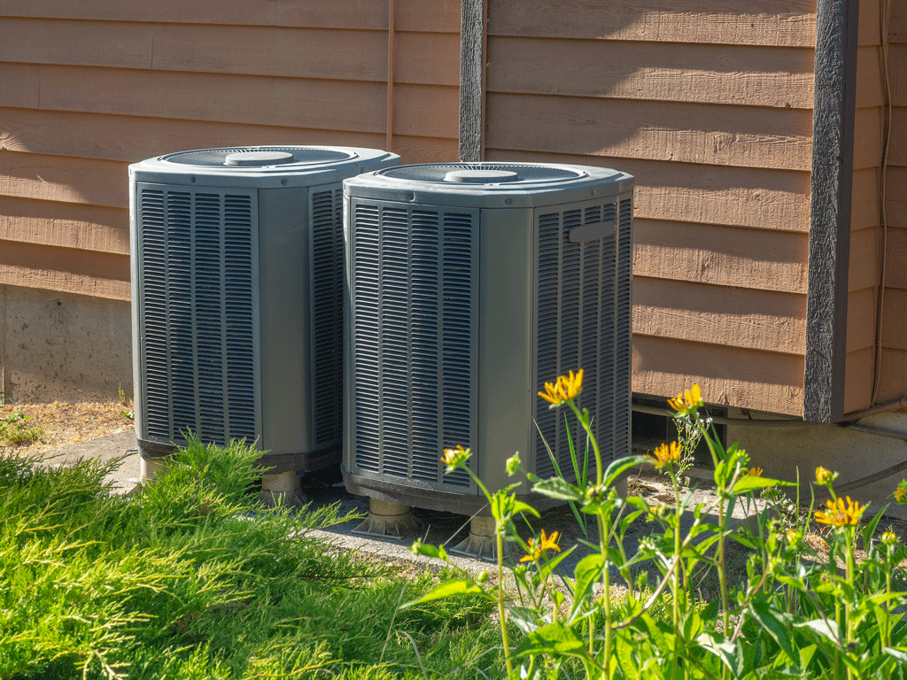 two ac units outside house | air conditioner repair bullhead city az kingman az 