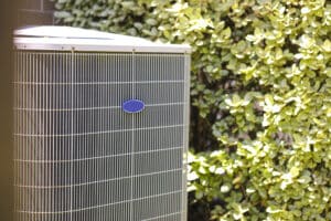 Home air conditioner unit in summer season, High-Efficiency HVAC Units.