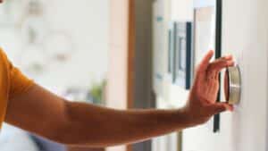 Settings smart thermostat, HVAC Thermal Comfort.